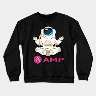 Amp Crypto  Cryptocurrency Amp  coin token Crewneck Sweatshirt